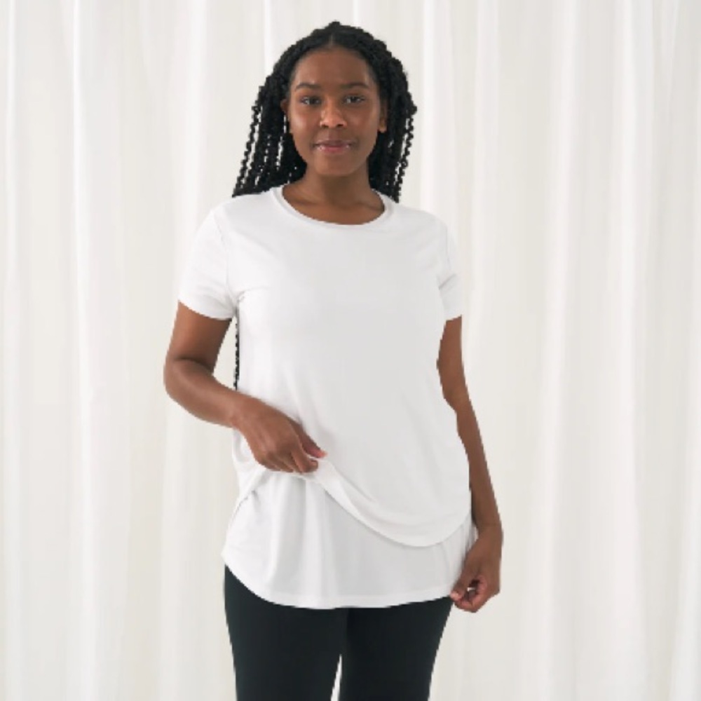 Little Sleepies White Nursing Top